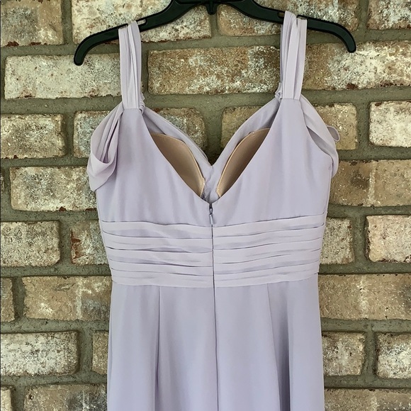 Bill Levkoff periwinkle purple bridesmaids dress - Picture 5 of 8